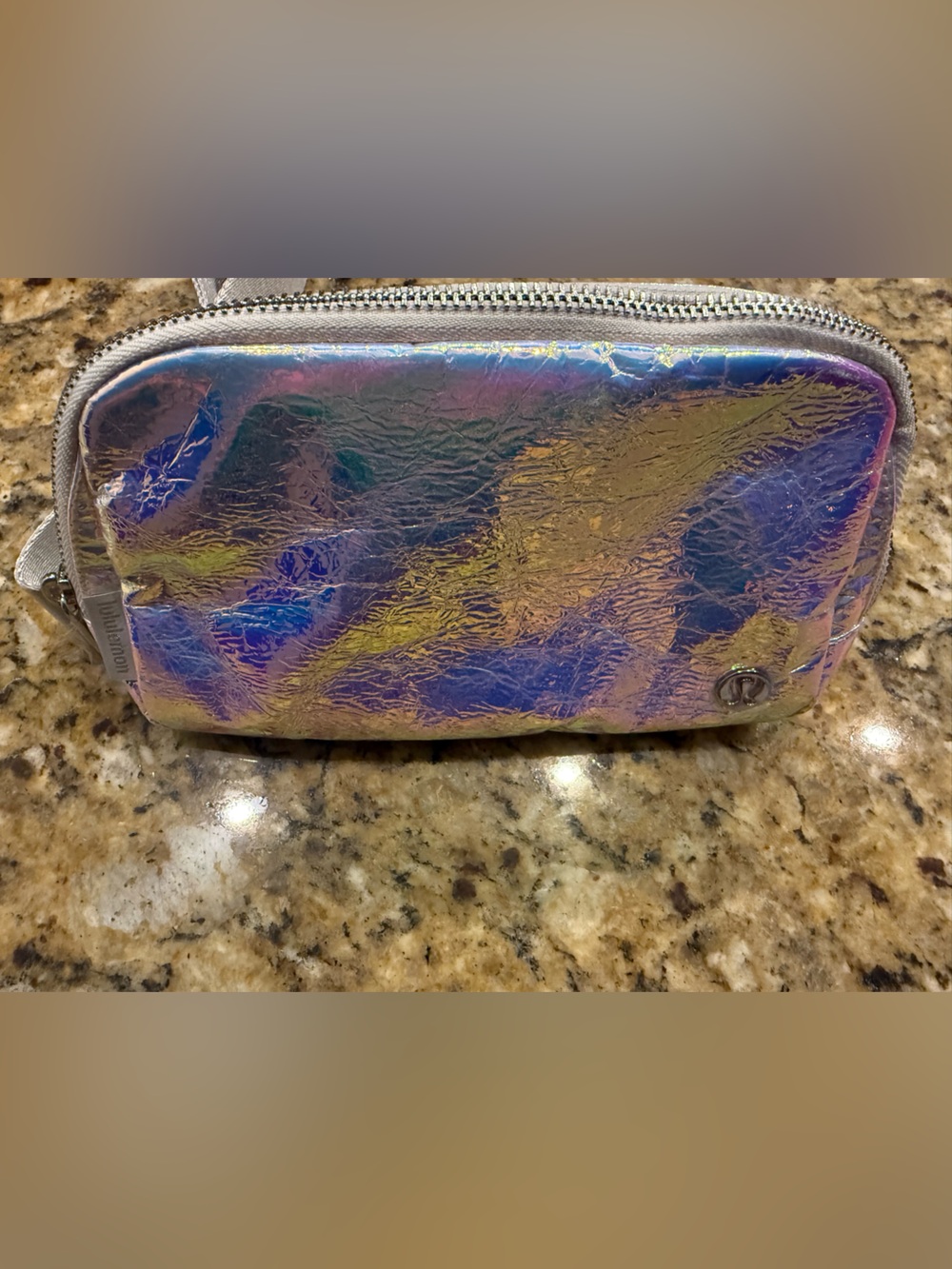 lululemon athletica Iridescent Mini Crossbody Bag with Silver Accents